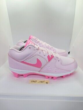 Jordan Stadium 90 Low MCS Baseball Cleats Pink Foam Glow HQ0210-600 Men's sz 10